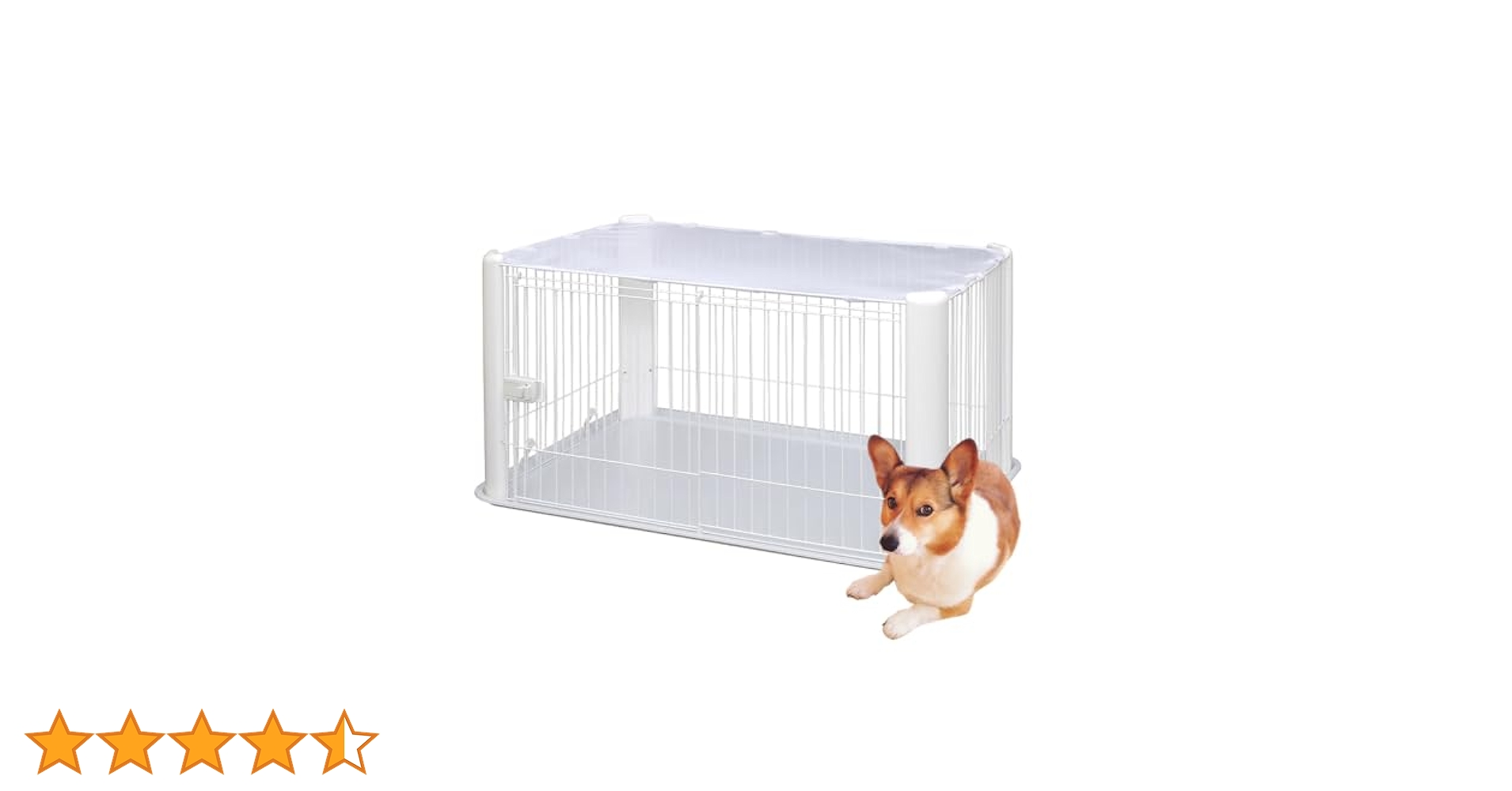 犬用ケージ ホワイト ウッド奥行き63×横幅95×高さ63 Amazon | 牧小苫＼msmrペットケージ 1段 幅84×奥行61×高さ